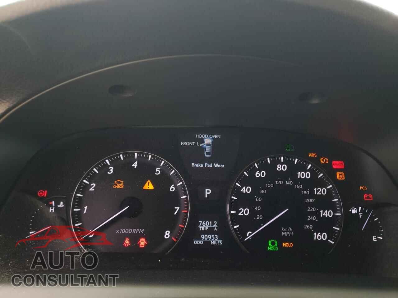 LEXUS LS460 2012 - JTHGL5EF3C5045875