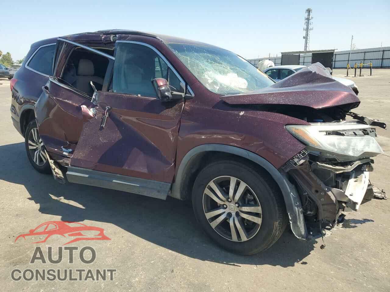HONDA PILOT 2017 - 5FNYF5H36HB022675