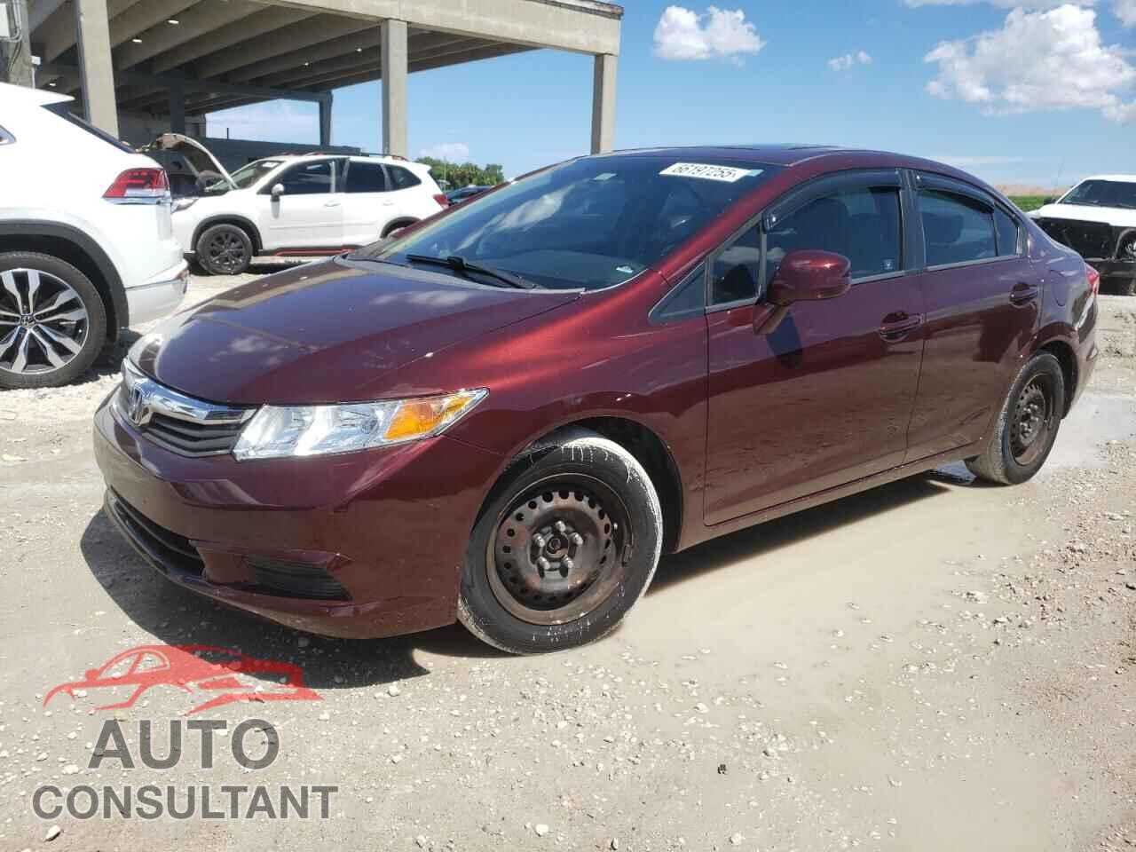HONDA CIVIC 2012 - 19XFB2F82CE039617