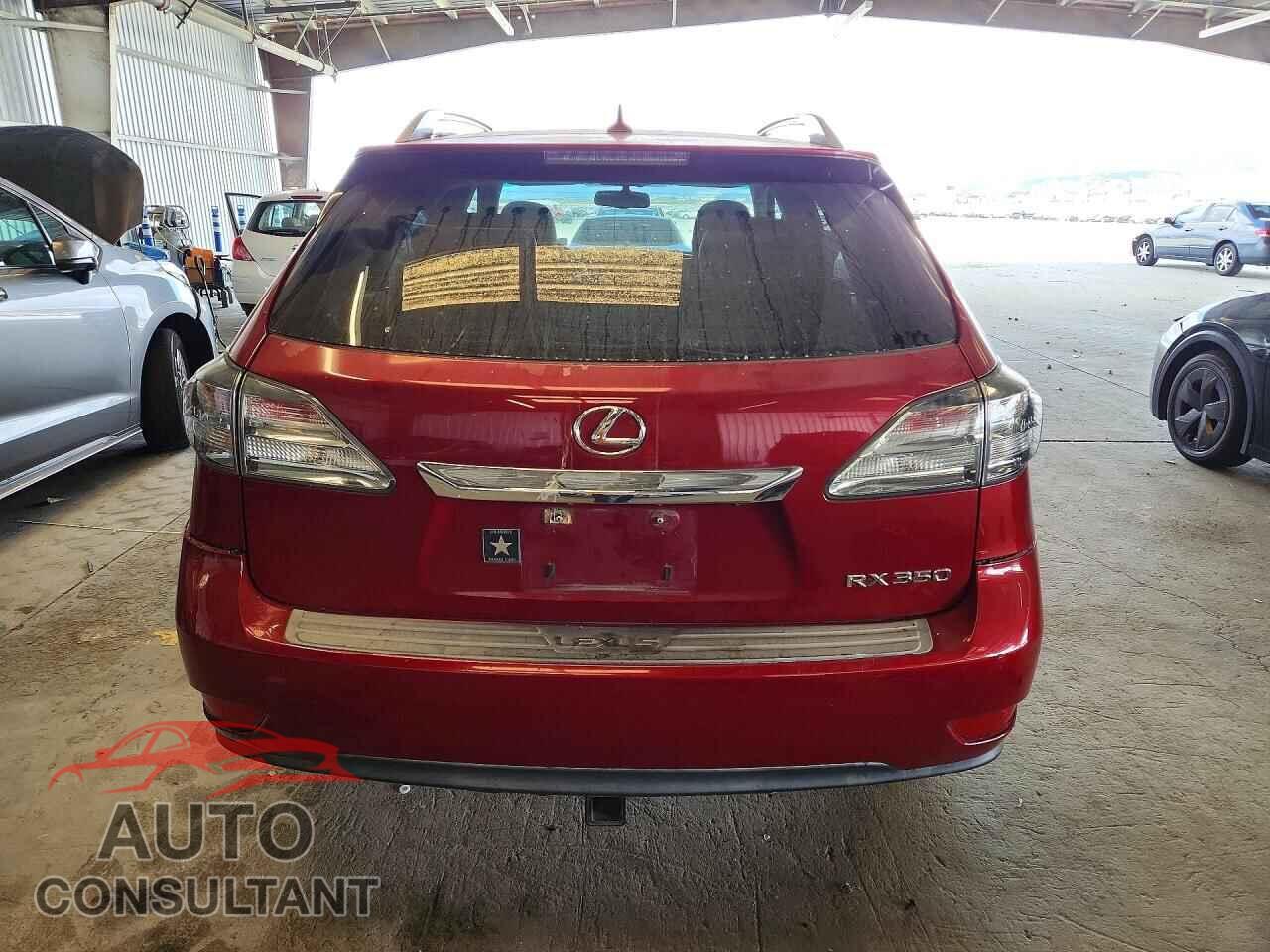 LEXUS RX350 2011 - 2T2BK1BA3BC085953