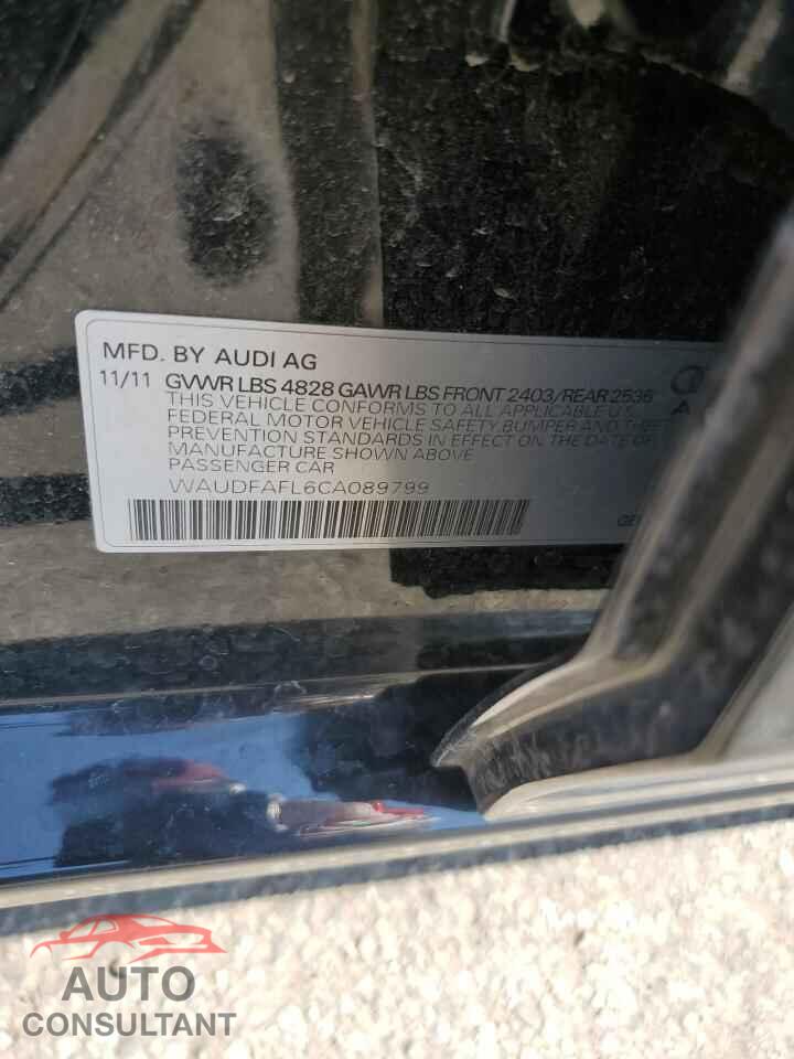 AUDI A4 2012 - WAUDFAFL6CA089799