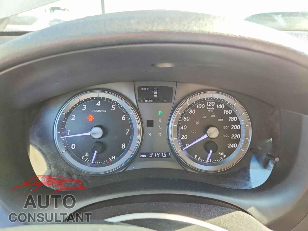 LEXUS ES350 2011 - JTHBK1EG2B2416829