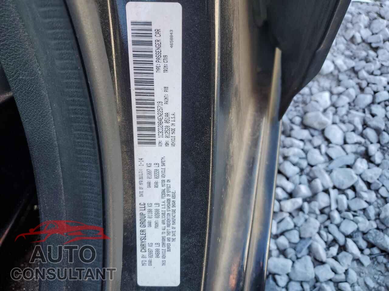 DODGE AVENGER 2014 - 1C3CDZAB4EN225719