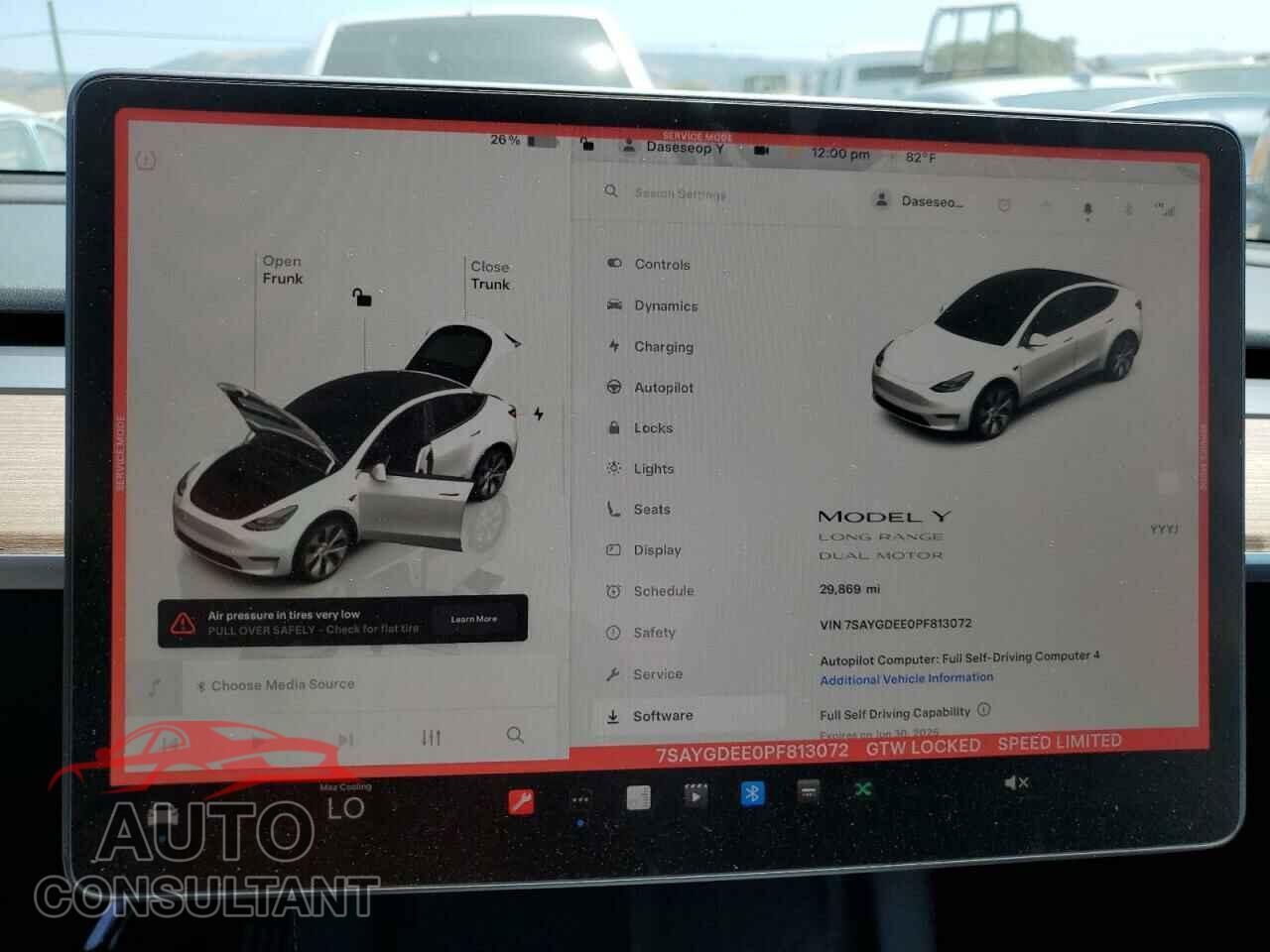 TESLA MODEL Y 2023 - 7SAYGDEE0PF813072