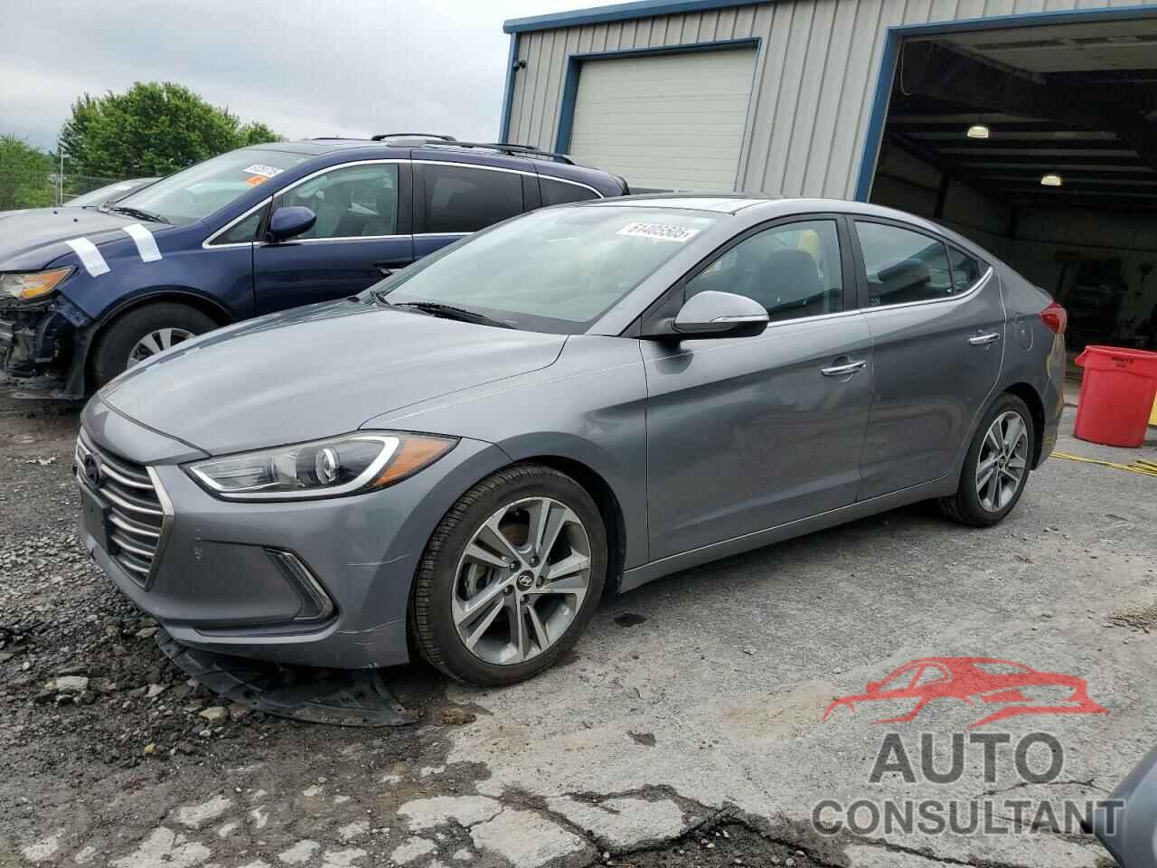 HYUNDAI ELANTRA 2017 - KMHD84LF9HU212560
