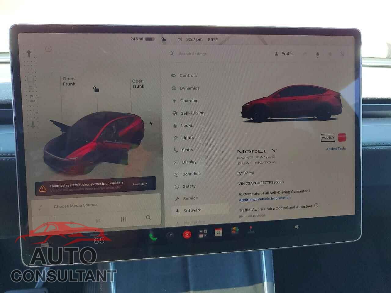 TESLA MODEL Y 2026 - 7SAYGDEE7TF395183