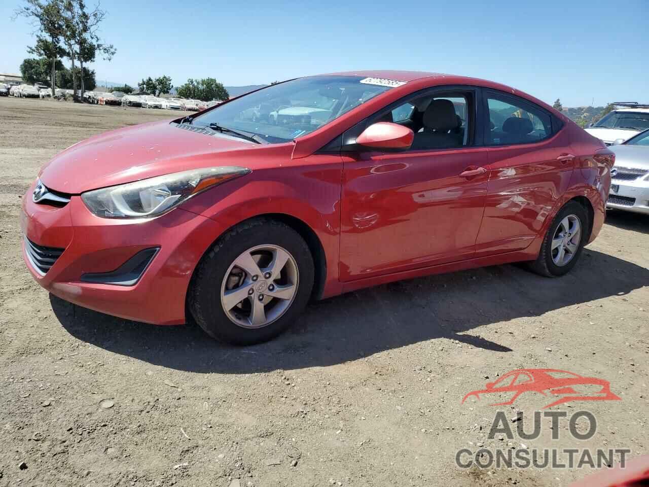 HYUNDAI ELANTRA 2014 - KMHDH4AE3EU203245