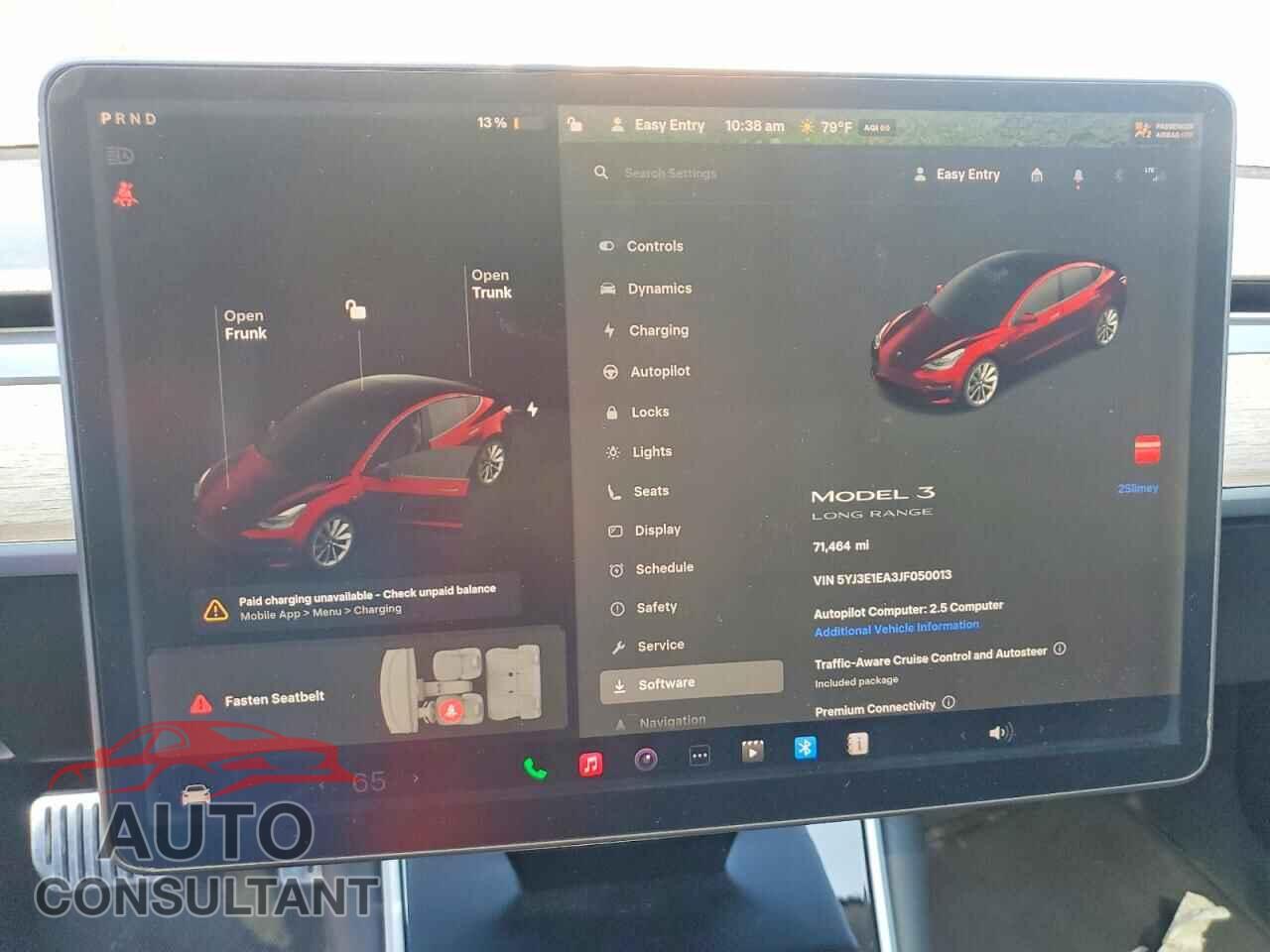 TESLA MODEL 3 2018 - 5YJ3E1EA3JF050013