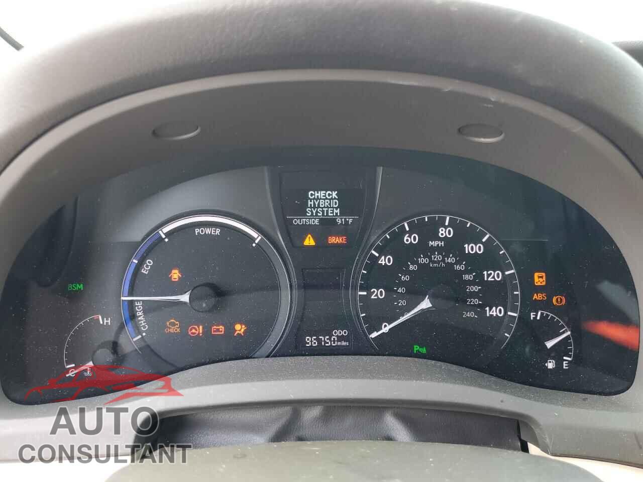 LEXUS RX450 2014 - JTJBC1BA2E2067672