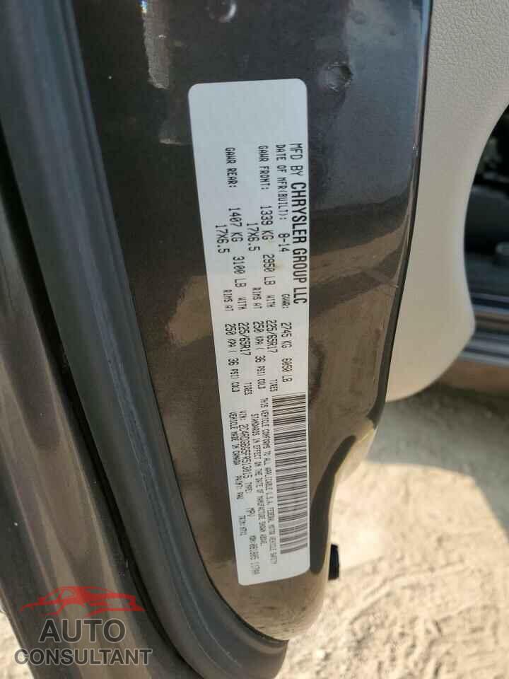 DODGE CARAVAN 2015 - 2C4RDGBG5FR513015