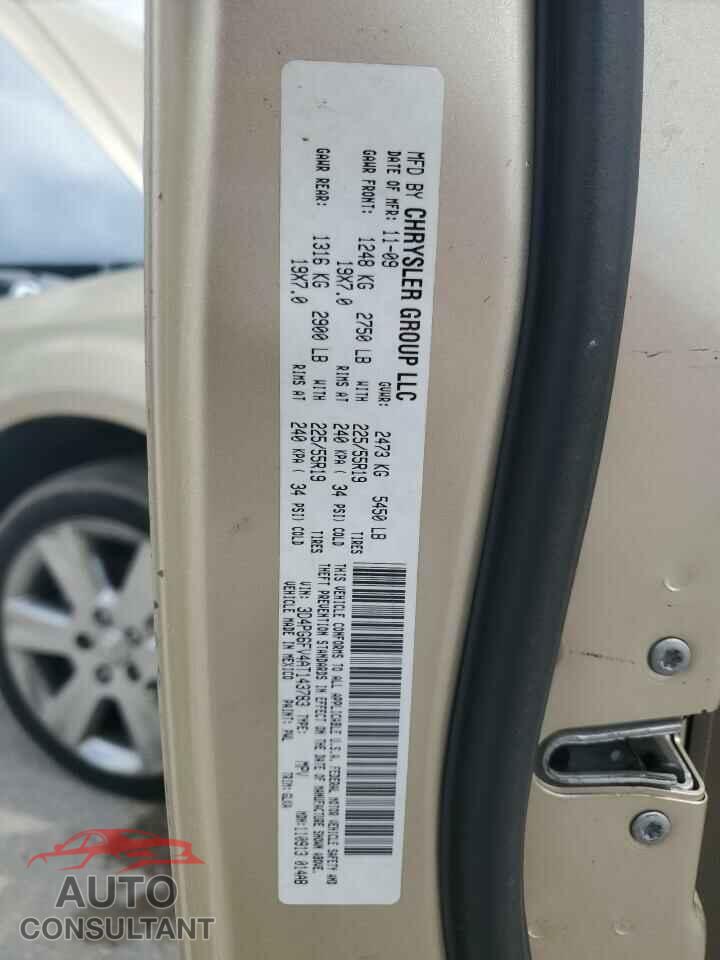 DODGE JOURNEY 2010 - 3D4PG6FV4AT143783