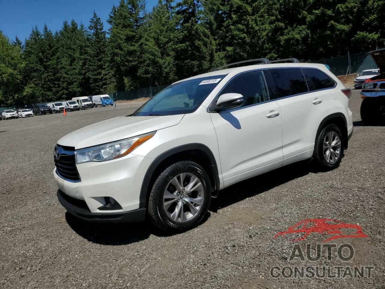 TOYOTA HIGHLANDER 2016 - 5TDBKRFH2GS323378