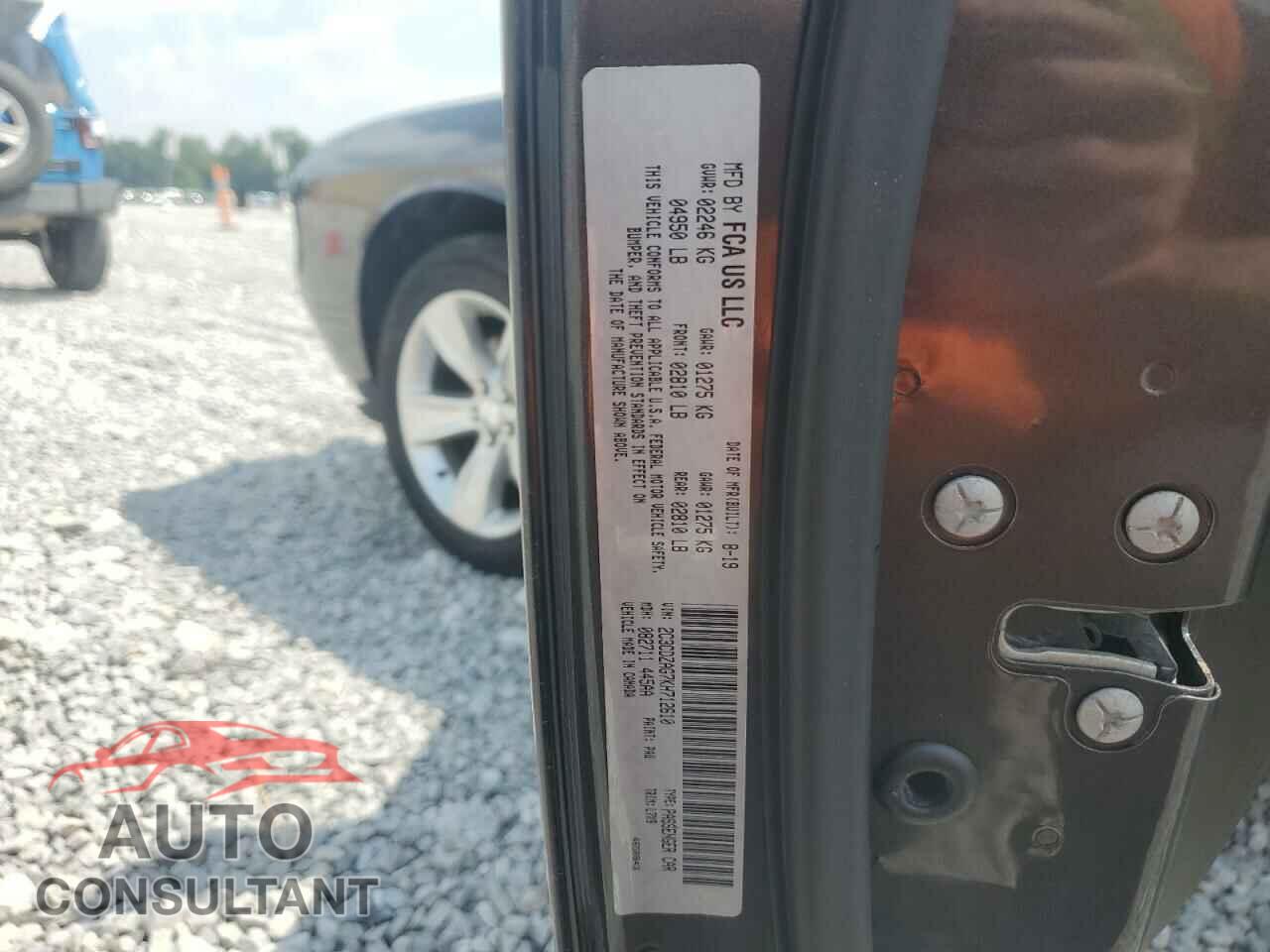 DODGE CHALLENGER 2019 - 2C3CDZAG7KH712610
