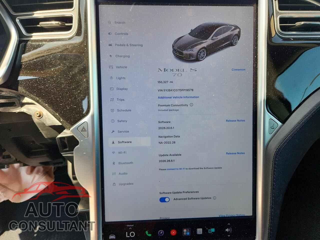 TESLA MODEL S 2013 - 5YJSA1CG7DFP19578