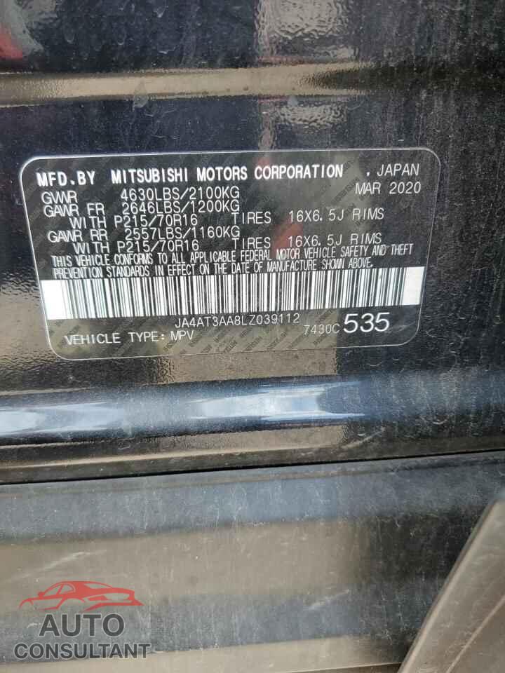 MITSUBISHI ECLIPSE 2020 - JA4AT3AA8LZ039112