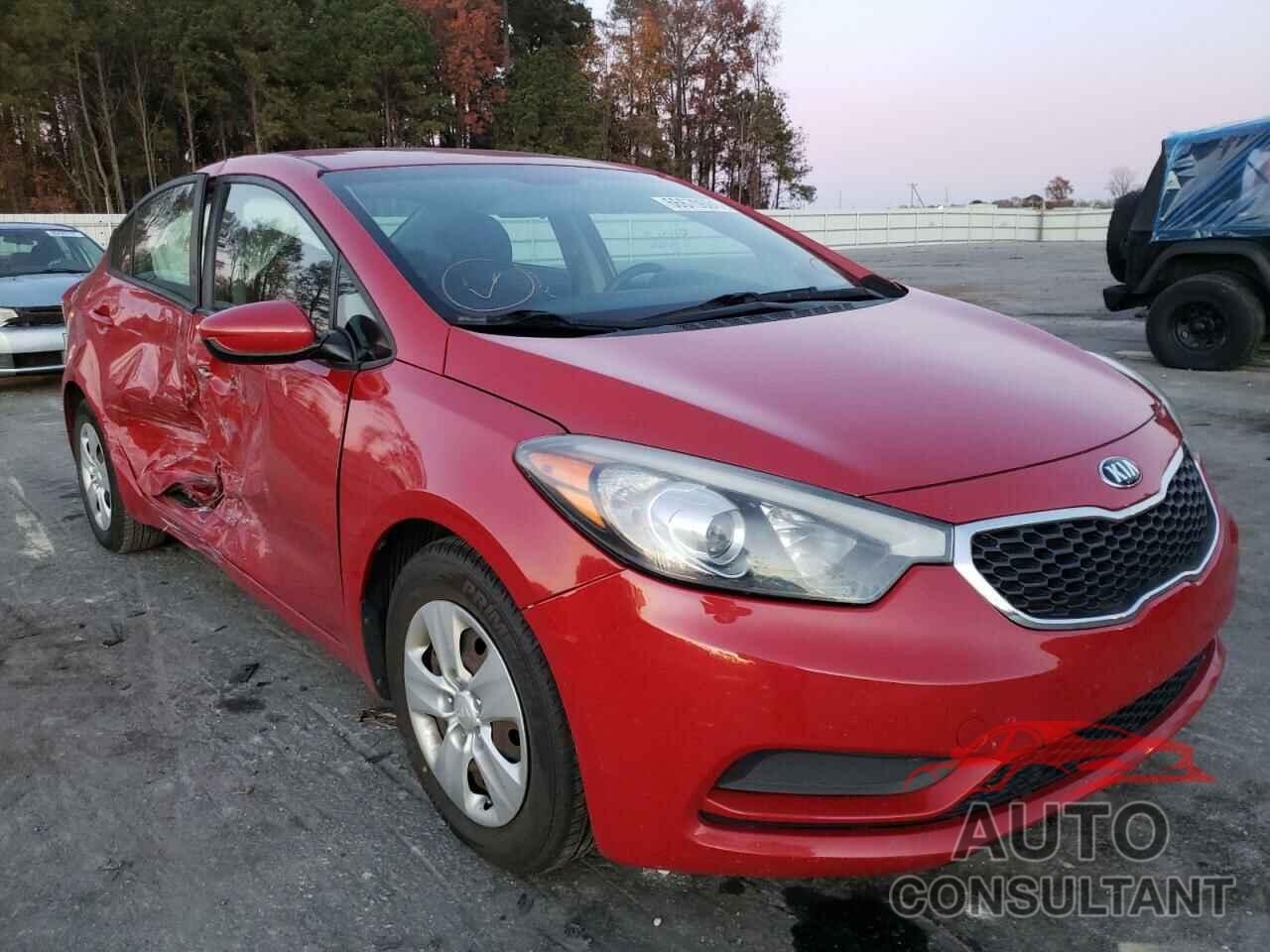 KIA FORTE 2016 - KNAFK4A62G5589304