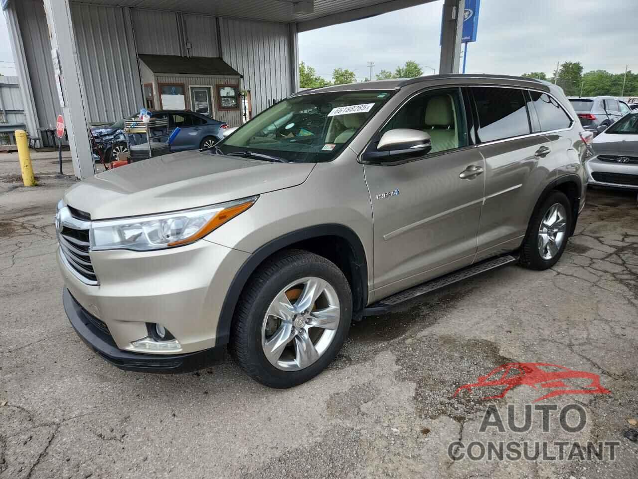 TOYOTA HIGHLANDER 2014 - 5TDDCRFH3ES006549