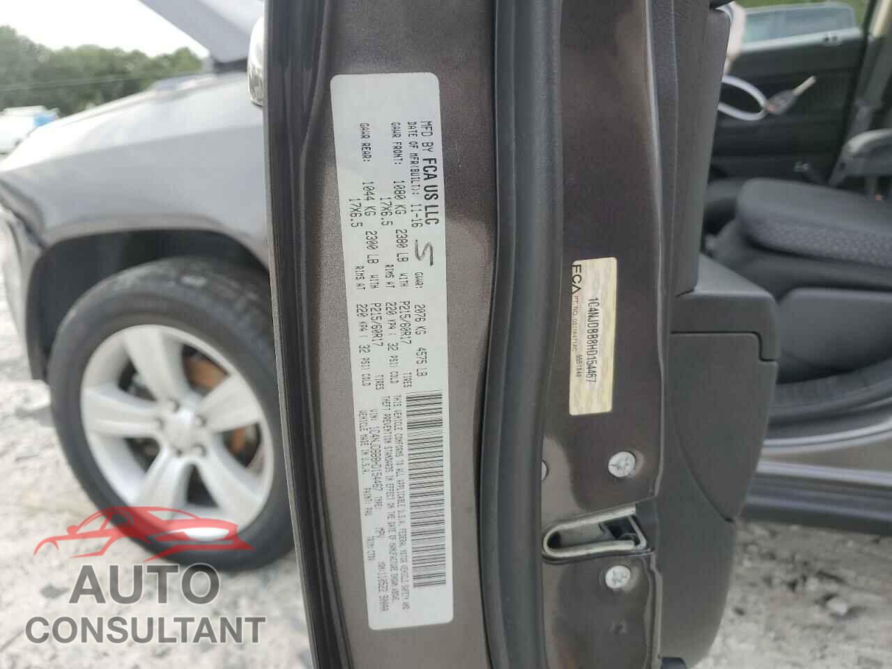 JEEP COMPASS 2017 - 1C4NJDBB8HD154467