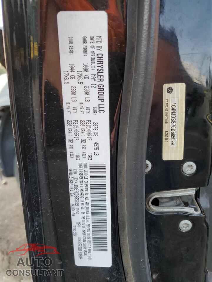JEEP COMPASS 2012 - 1C4NJDBB7CD685099