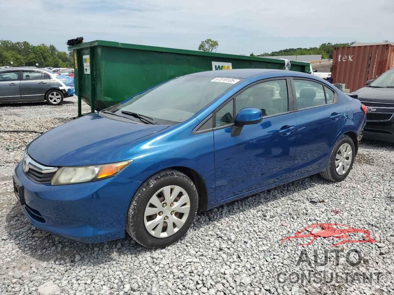 HONDA CIVIC 2012 - 19XFB2F51CE081590