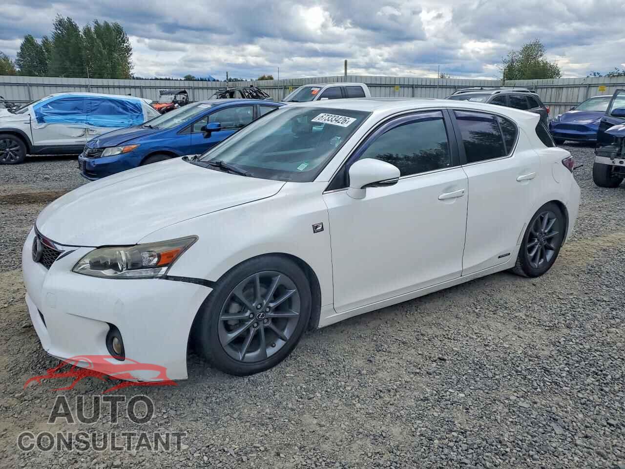 LEXUS CT 200 2012 - JTHKD5BH6C2086158