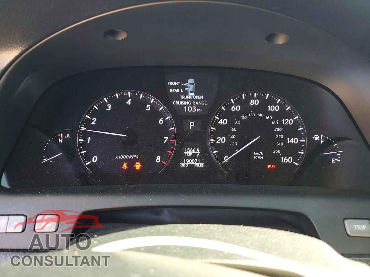 LEXUS LS460 2011 - JTHBL5EF4B5104795