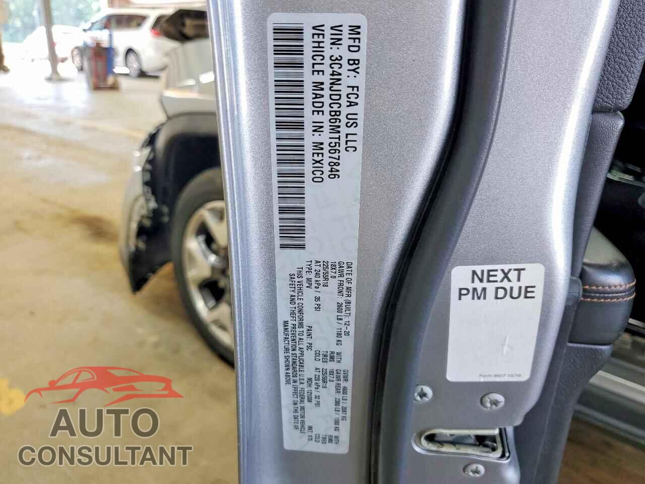 JEEP COMPASS 2021 - 3C4NJDCB6MT567846
