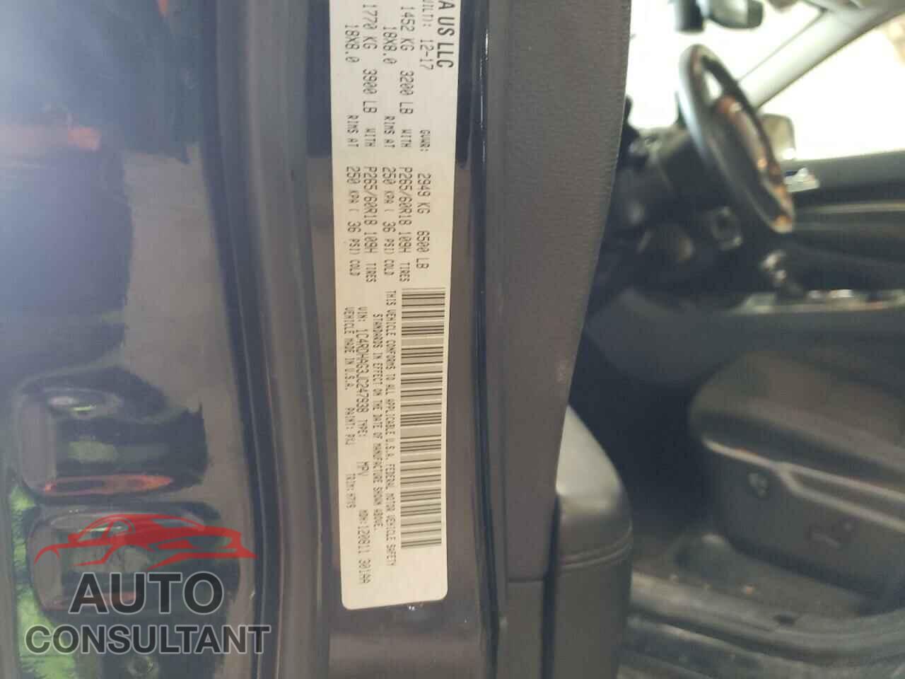 DODGE DURANGO 2018 - 1C4RDHAG3JC247938