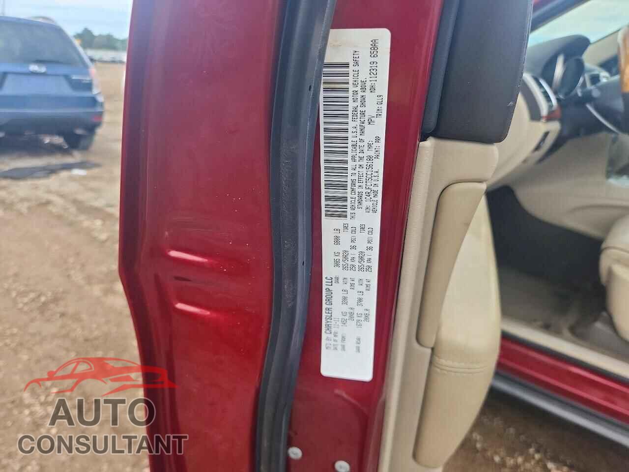 JEEP CHEROKEE 2012 - 1C4RJFCT5CC156180