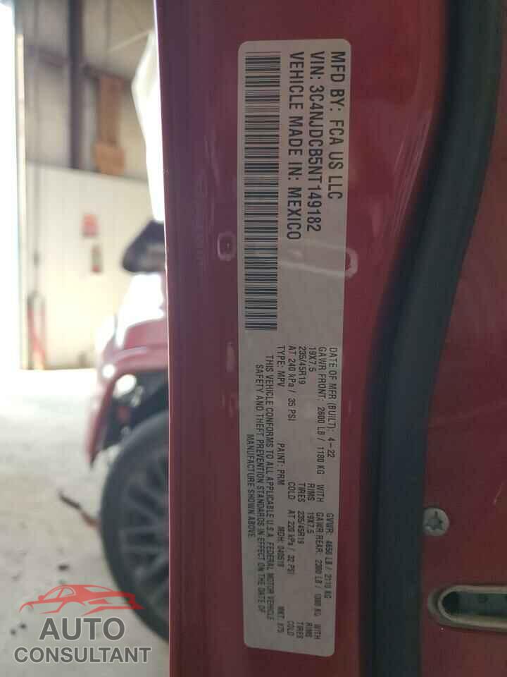 JEEP COMPASS 2022 - 3C4NJDCB5NT149182