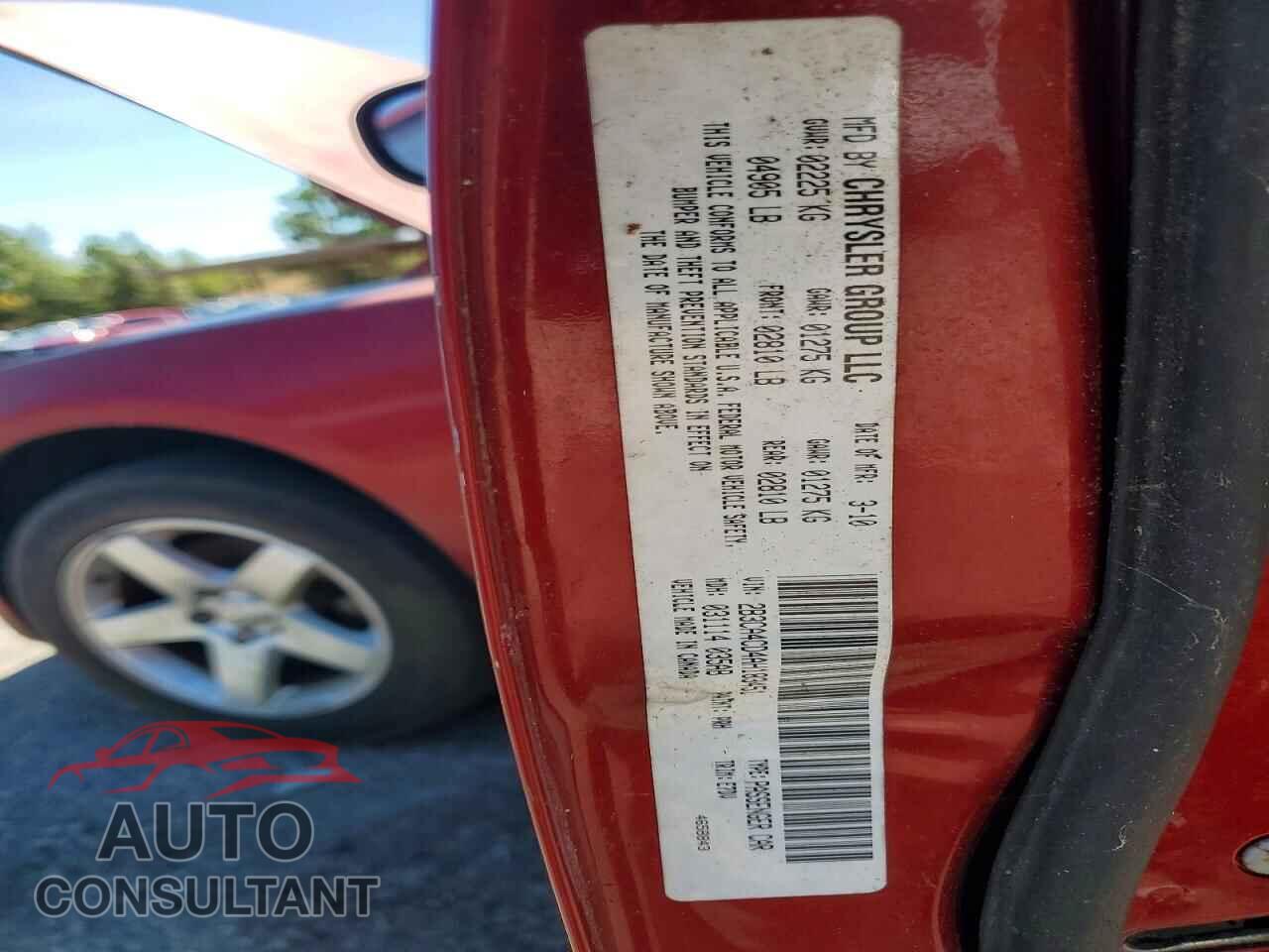 DODGE CHARGER 2010 - 2B3CA4CD4AH183451