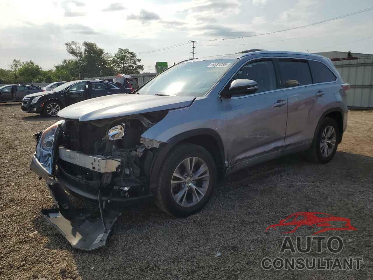 TOYOTA HIGHLANDER 2014 - 5TDJKRFH2ES036681