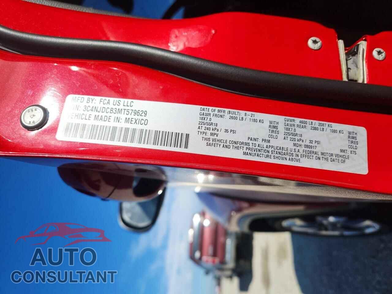 JEEP COMPASS 2021 - 3C4NJDCB3MT579629