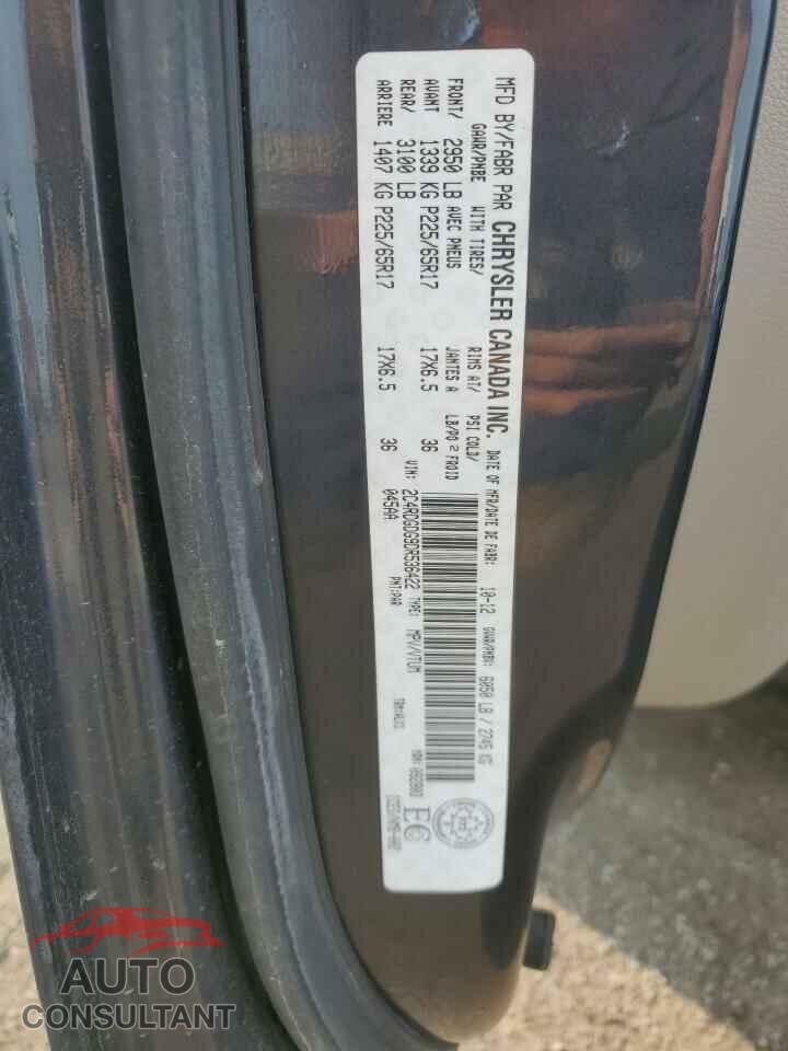 DODGE CARAVAN 2013 - 2C4RDGDG9DR536422