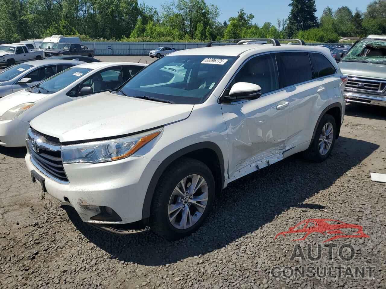 TOYOTA HIGHLANDER 2016 - 5TDBKRFH4GS243211