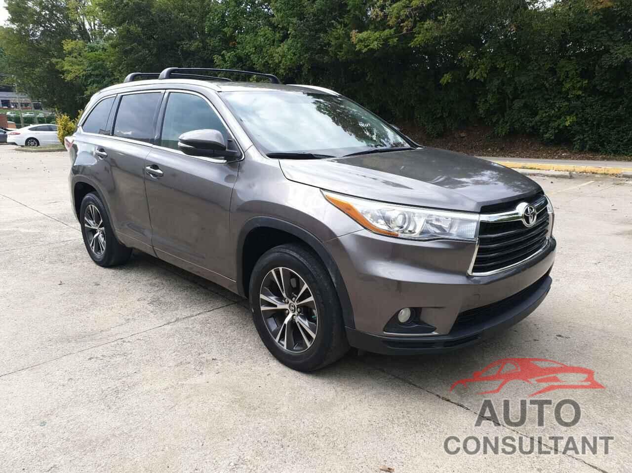 TOYOTA HIGHLANDER 2016 - 5TDKKRFH0GS503832