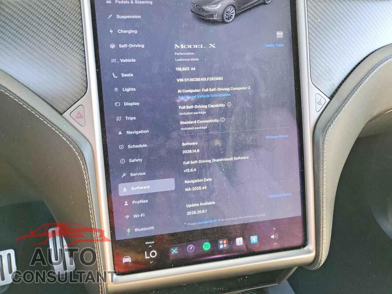 TESLA MODEL X 2020 - 5YJXCBE45LF282980