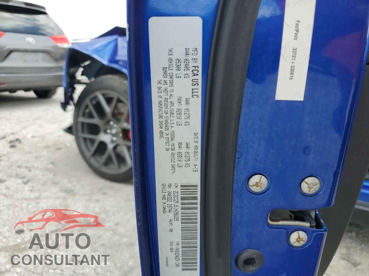 DODGE CHALLENGER 2018 - 2C3CDZFJ5JH286225