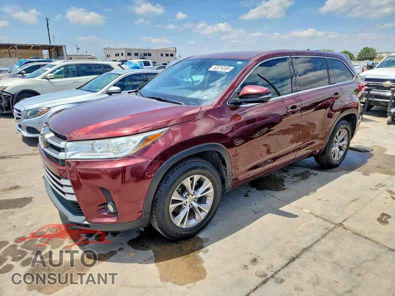 TOYOTA HIGHLANDER 2017 - 5TDZZRFH9HS207199