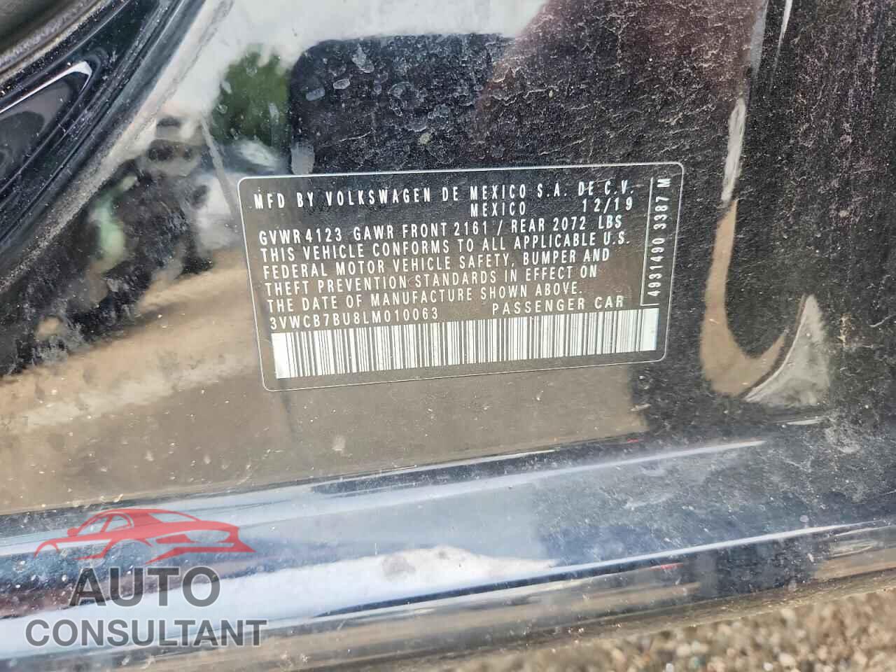 VOLKSWAGEN JETTA 2020 - 3VWCB7BU8LM010063