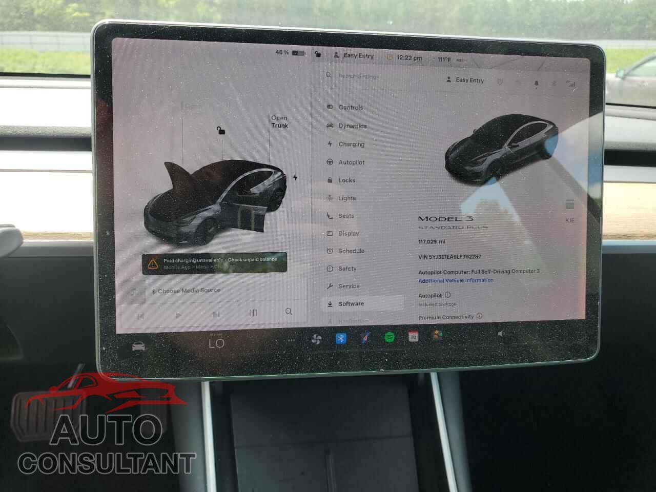TESLA MODEL 3 2020 - 5YJ3E1EA9LF792287