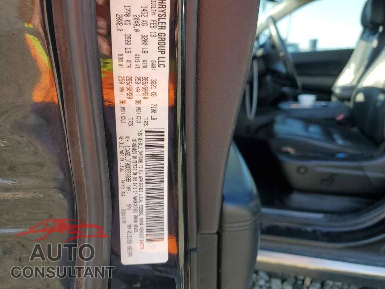 DODGE DURANGO 2013 - 1C4SDJDT0DC660695