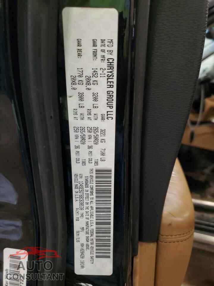 DODGE DURANGO 2011 - 1D4SE5GT6BC638538