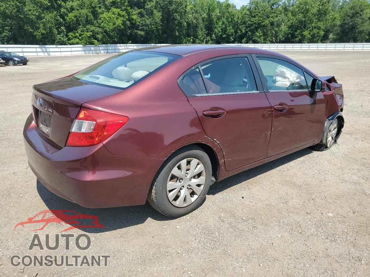 HONDA CIVIC 2012 - 19XFB2F50CE334074