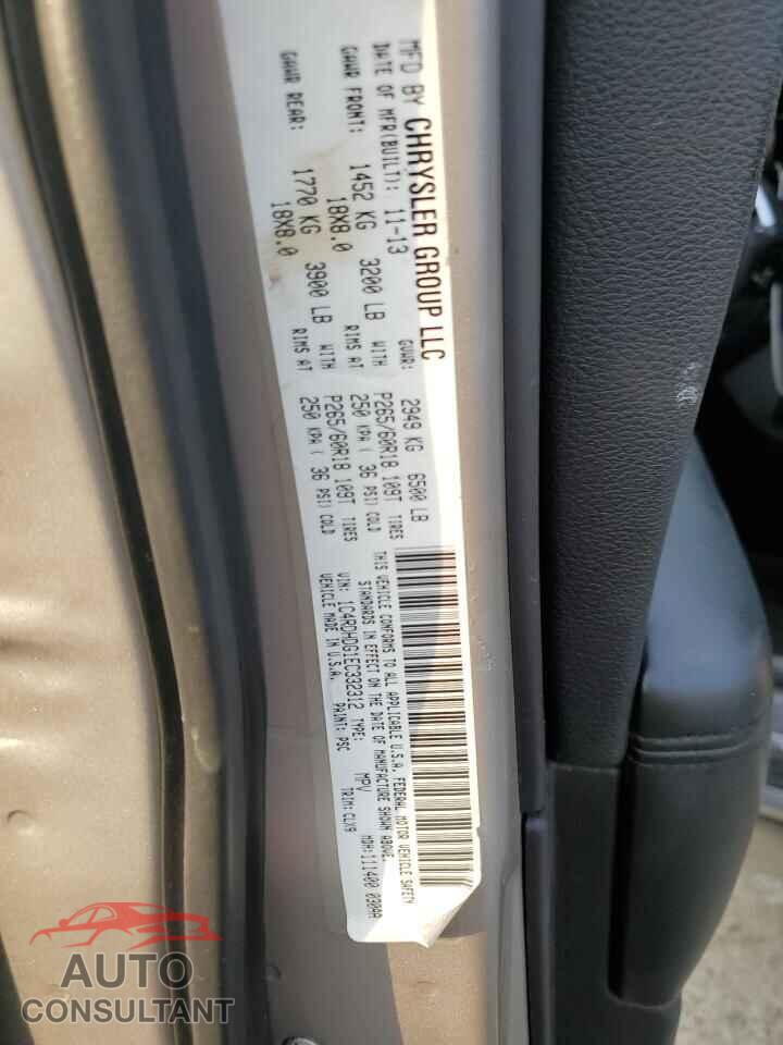 DODGE DURANGO 2014 - 1C4RDHDG1EC332312