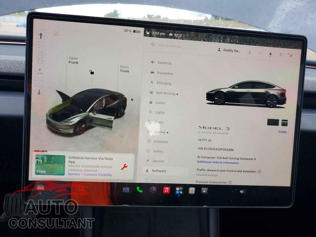 TESLA MODEL 3 2025 - 5YJ3E1EA2SF924286