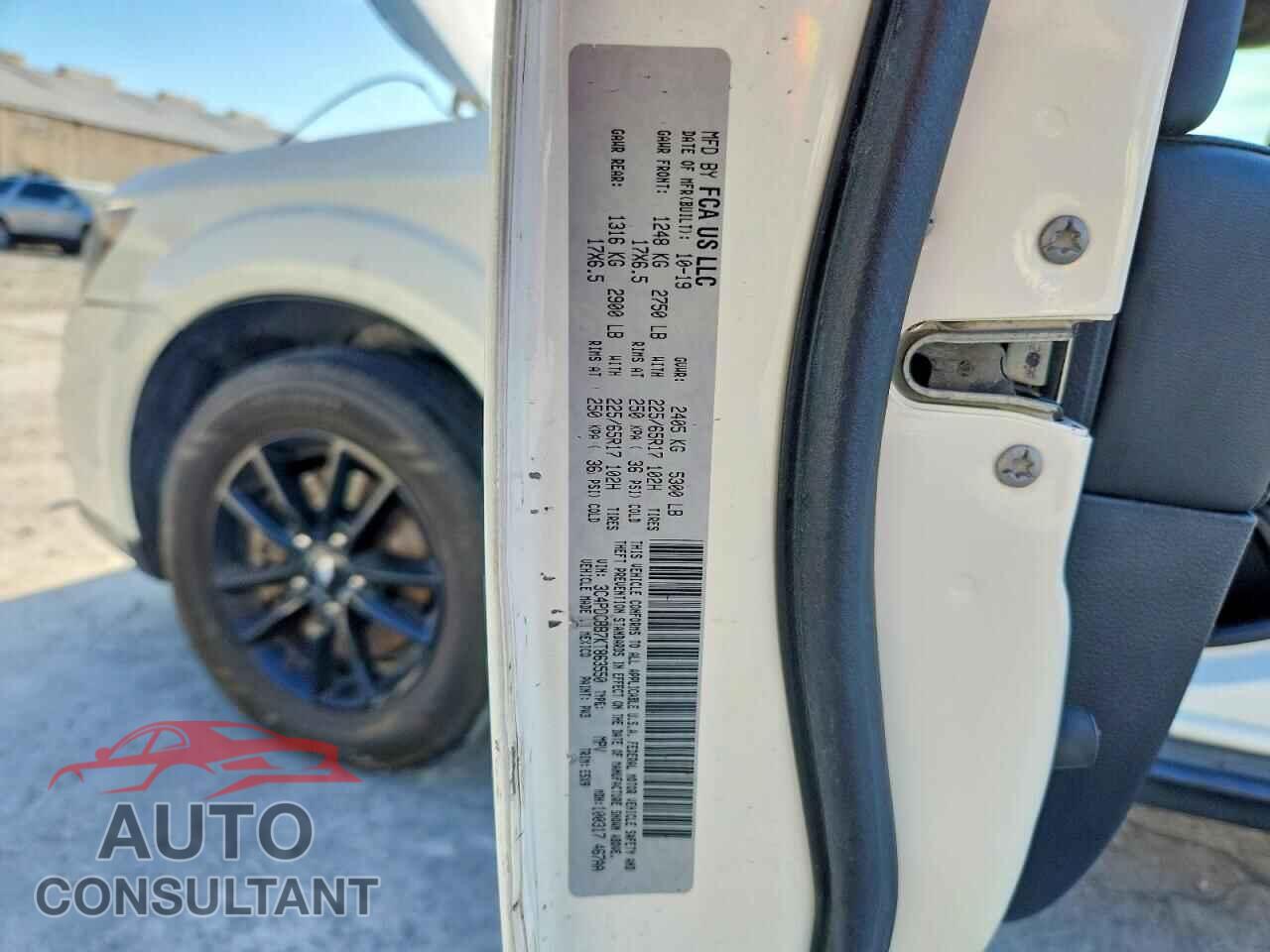 DODGE JOURNEY 2019 - 3C4PDCBB7KT863550