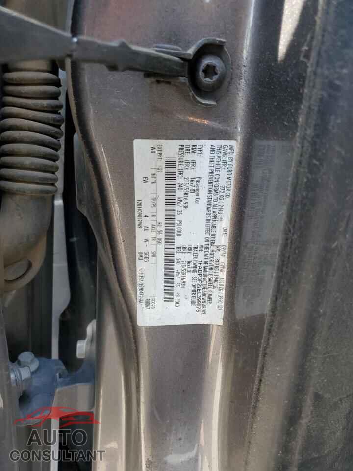 FORD FOCUS 2014 - 1FADP3F22EL399075