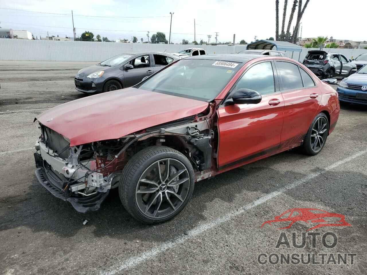 MERCEDES-BENZ C-CLASS 2019 - 55SWF6EB6KU293461