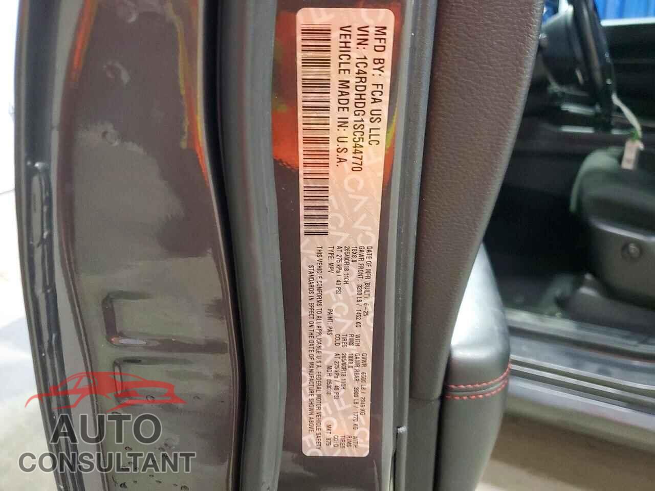 DODGE DURANGO 2025 - 1C4RDHDG1SC544770